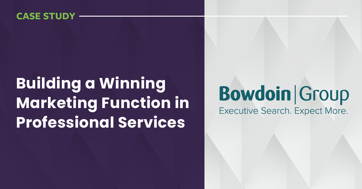 thumbnail image for Case Study: Building a Winning Marketing Function in Professional Services