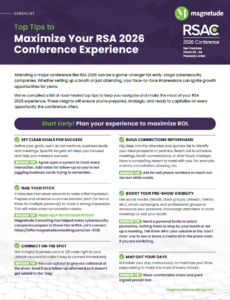 mag rsa2026 top tips conference experience