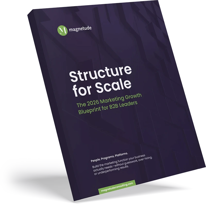 ebook 2026 marketing growth blueprint for b2b cover render