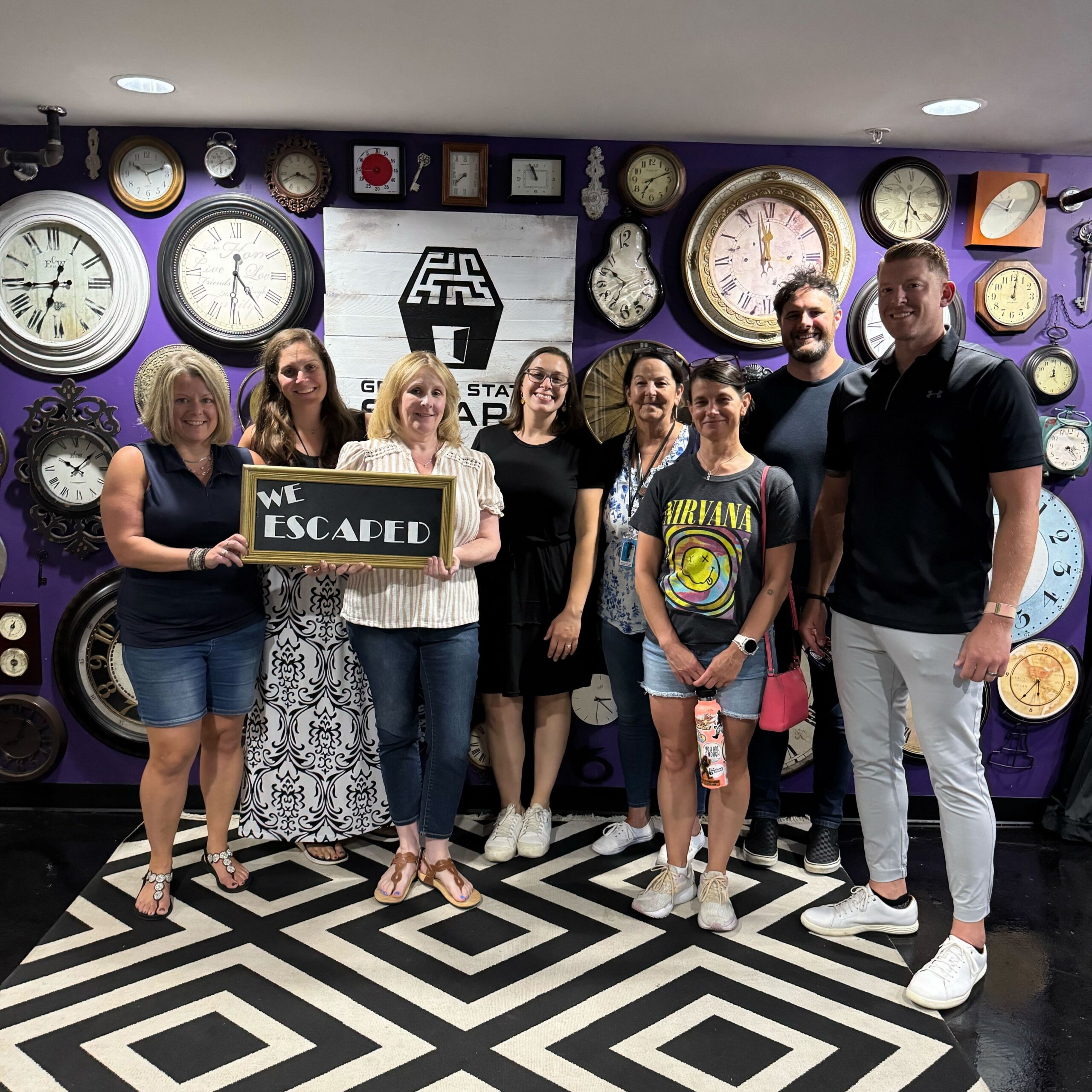 MAG Team doing an Escape room