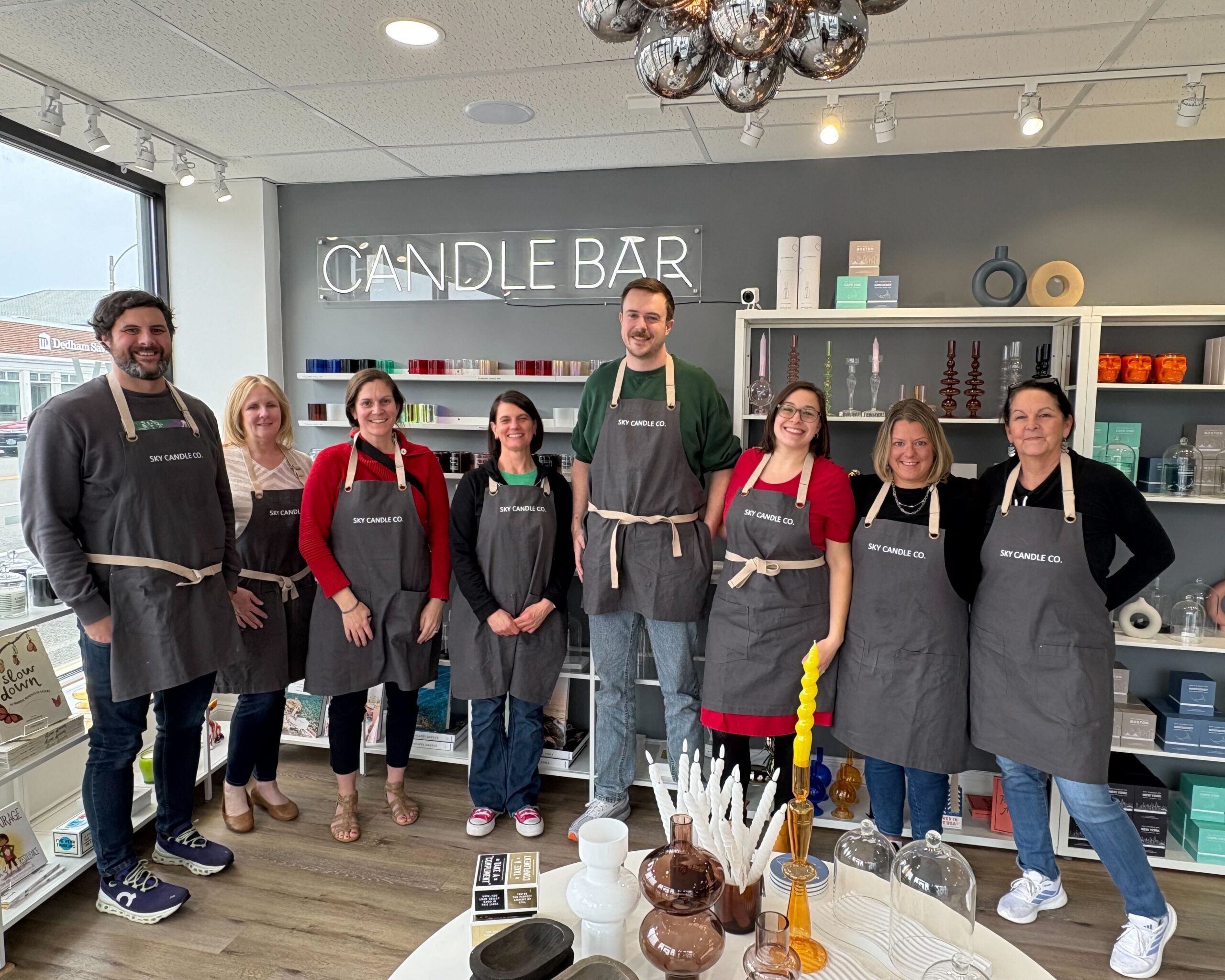 MAG Team at candle making outing
